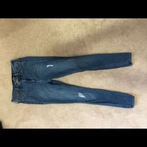 high waisted hollister jeans
